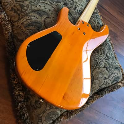 Dean Jeff Berlin Signature European Custom Natural Amber and Ebony Bartolini image 13