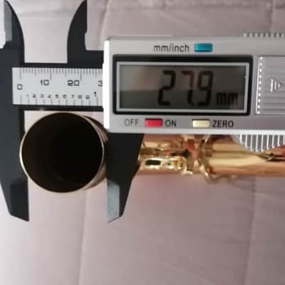 Tenor saxophone neck solid copper Sax Gourmet made in USA . image 17