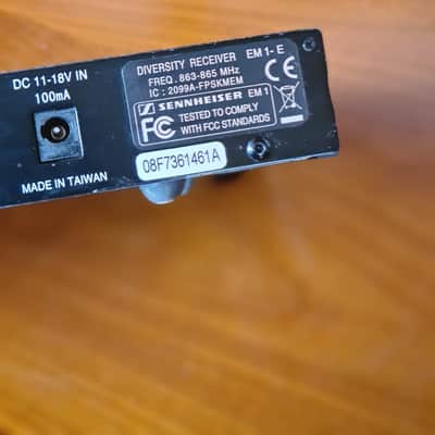 Sennheiser 🎤 Sennheiser EM 1-E True Diversity Wireless Microphone Receiver | 863–865 MHz | XLR image 6