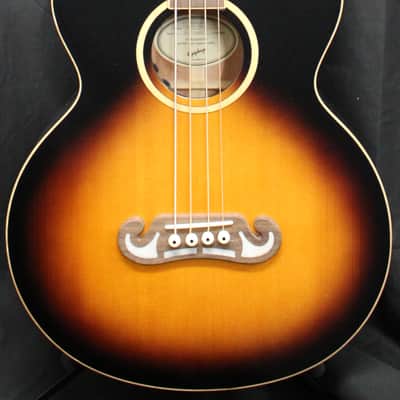 2023 Epiphone El Capitan J-200 Studio Acoustic-Electric Bass Guitar Aged Vintage Sunburst Gloss 6lbs image 2