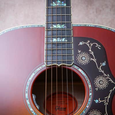 GIBSON USA Custom Shop SJ-200 5A Custom Select "Wildfire Burst + Ebony" (2025) image 5