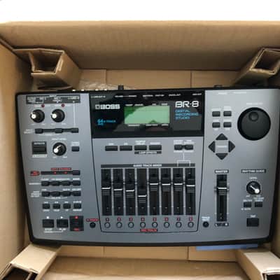 Boss BR-8 Digital Recorder with 30 Zip Disks included. 2000s - Black image 2