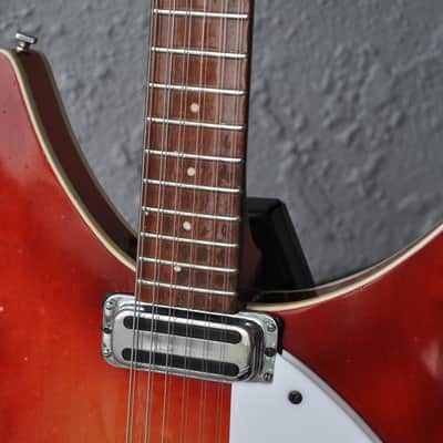 Original 1965 Rickenbacker Rose Morris Model 1993 Export 12-String Fireglo image 13