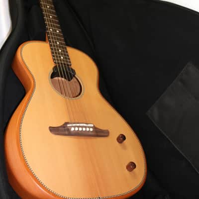 2023 Fender Highway Series Parlor Acoustic Electric With Padded Case-Spruce image 13