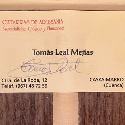 Tomas Leal classical guitar - great handmade Spanish guitar with excellent sound quality - affordable price + video! image 12