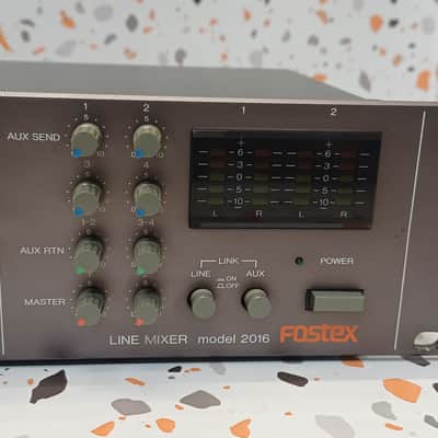 1980's Vintage Fostex Model 2016 》Made in Japan 》16-channel analog line mixer image 11