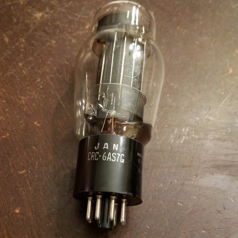 RCA ONE (1) JAN-CRC-6AS7G Double Triode tNOS AT1000 TESTED Vacuum Tubes 6AS7 Audio 1945-1960 image 1