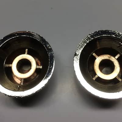 3 Stratocaster Style Tone Knobs Chrome image 2