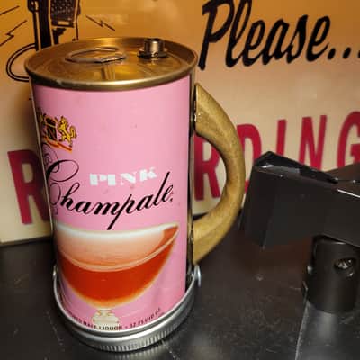 Lo Fi Beer Can Microphone - Pink Champale image 5