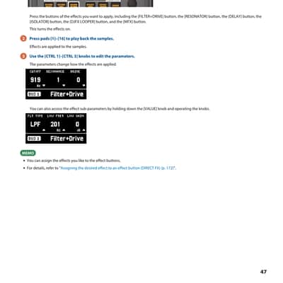 Roland SP-404MK2 — 7 in 1 Owners Manual Guide Guide — 359 Pages — USA Made image 9