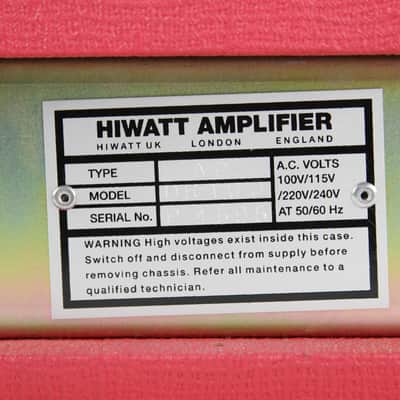 Hiwatt Custom 100 DR103 Reissue Red *SALE* image 4