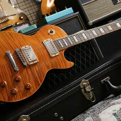 Gibson Les Paul Standard Plus 2013 Transparent Amber image 2