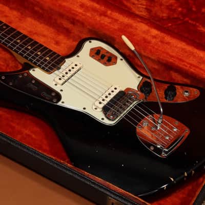 1964 Fender Jaguar - Black - All Original image 8