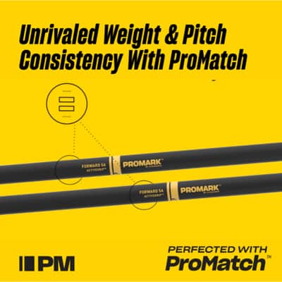 Promark Rebound 5AB ActiveGrip Acorn Drumsticks image 7