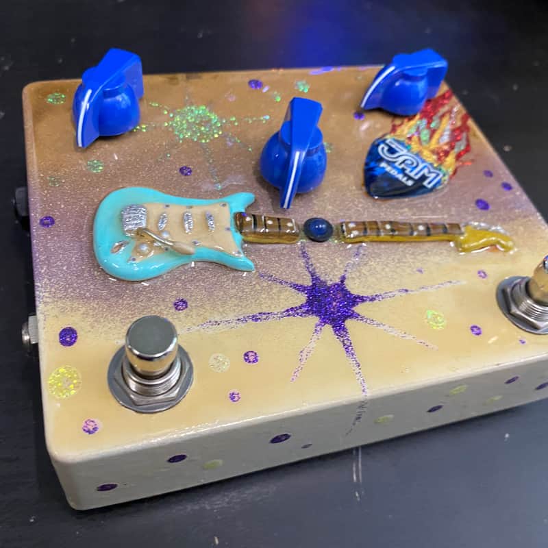 2010s JAM Pedals Delay Llama+ Hand Painted