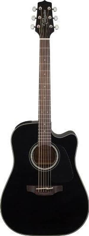 Takamine GD30CE-BLK 6 String Black Dreadnought Acoustic Electric Guitar image 1