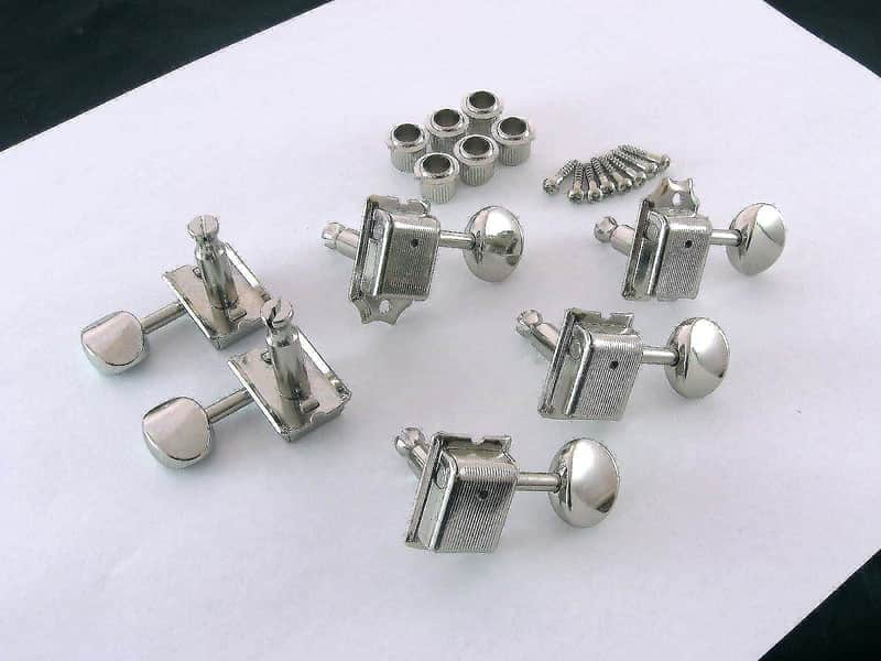 Gotoh TK-7880-001 6-in-Line Vintage Style Staggered Tuners image 1