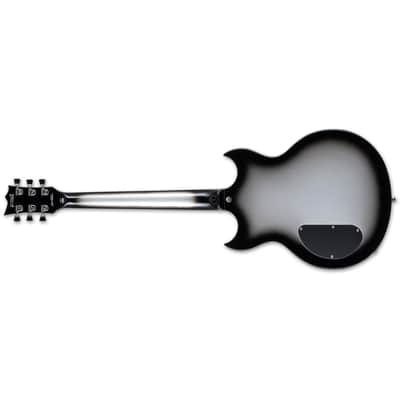 ESP LTD Hand-Signed Bill Kelliher Signature Royal Shiva Guitar - Silver Sunburst image 5