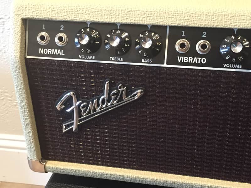 Fender Limited Edition ‘65 Deluxe Reverb Head 2015 Blonde Mint Rare image 1