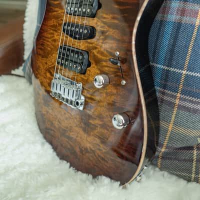 Suhr Modern Plus HSH with Roasted Maple Fretboard - Bengal Burst image 9