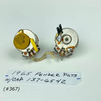 1965 Fender Pots-Potentiometer(#367) 250k- 137-6542 Telecaster Mustang Duo-Sonic Musicmaster Precision Bass image 3