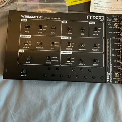 Moog Werkstatt-Ø1 Analog Synthesizer Kit 2020 - Present - Black image 2
