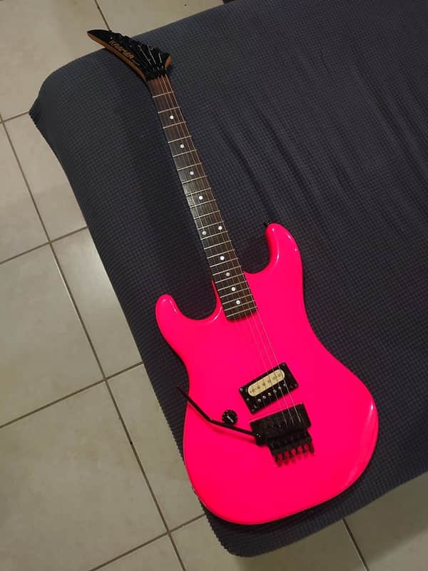 80s Kramer Baretta Neon Pink Lefty image 1