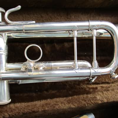 Bach 37 Bb Trumpet 1984 1st & 3rd Valve Triggers - Silver image 9