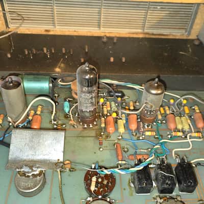 Corland K405 RARE vintage tube amp mixer tape echo made in Italy image 8