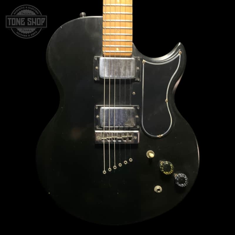 Vintage 1975 Gibson L6S Midnight Black w/Changed Tuners w/OHSC TFW3654 image 1