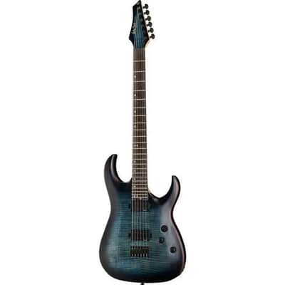 Harley Benton Amarok-BT BKBL Flame Burst 27-Inch 6-String Baritone (DISCONTINUED) image 17
