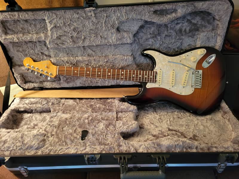 Fender Limited Edition American Elite 2-color Sunburst Maple top 2016 - 2 color mapletop sunburst gloss image 1