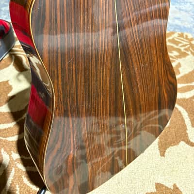 Eko Vintage Eko El Dorado 12 (top model) Spruce/Brazilian rosewood + Vox Case 1979 - Vintage 1979 Eko El Dorado 12 (top model) Spruce/Brazilian rosewood + Vox Case. It has some scratches and nicks image 5