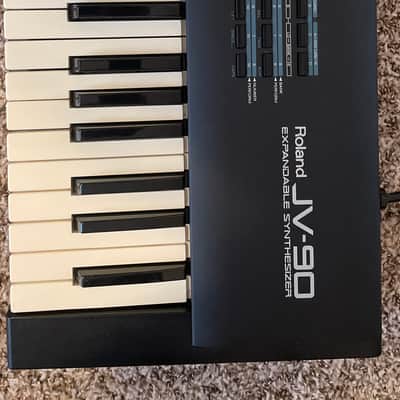 Roland JV-90 76-Key Expandable Synthesizer 1993 - 1996 - Black image 2