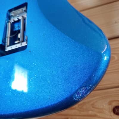 KRAMER Baretta "Hot Rod" Blue Sparkle with Flames image 16