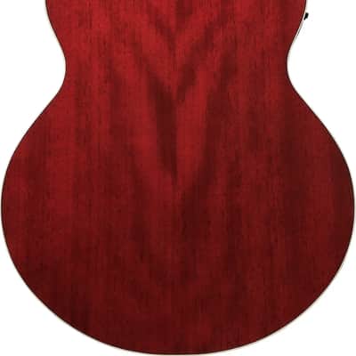 Ibanez AJ70M1E Artwood Jumbo Acoustic-Electric Guitar, Solid Spruce Top, Wine Red image 3