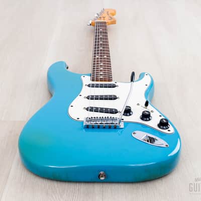 1981 Fender International Color Series Stratocaster Maui Blue, 100% Original w/ Case, Hangtag image 11
