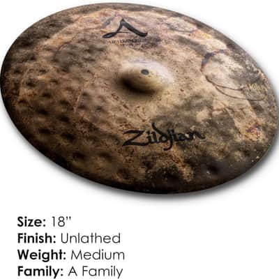 Zildjian A0119 18" A Uptown Ride Cast Cymbal image 10