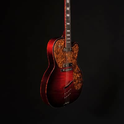 Hammett Guitar Co. H161 'Slim Twin' 2020 Heritage Cherry Burst image 2