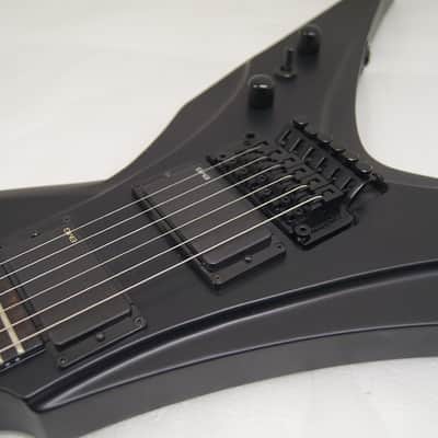 NEW DBZ Bird of Prey Electric Guitar - Matte Black / Floyd Rose / EMG 81+85 image 6
