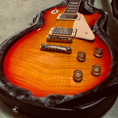 Epiphone Les Paul 1960’s Tribute Plus 2016 - Cherry Burst - Stunning Flame image 2