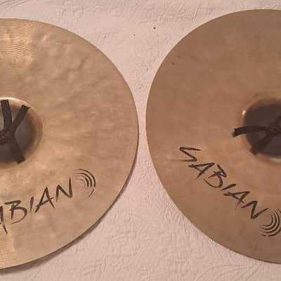 Sabian 18"  HHX Synergy Medium hand crash Cymbals (pair) concert marching 2000's image 5