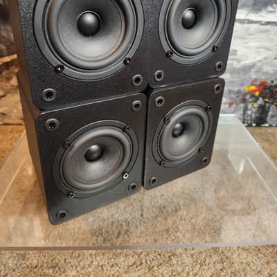 Micca Micca COVO-S Compact 2-Way Passive Bookshelf Speakers, Stereo (4 speakers) 90s - Black image 4