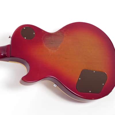 1974 Gibson Les Paul Deluxe - Cherry Sunburst - Rare Two Piece Top - Mahogany Neck image 8