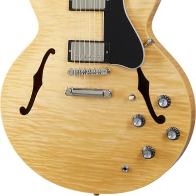 Gibson ES-335 Figured Semi-Hollow Electric Guitar, Rosewood Fingerboard, Antique Natural image 2