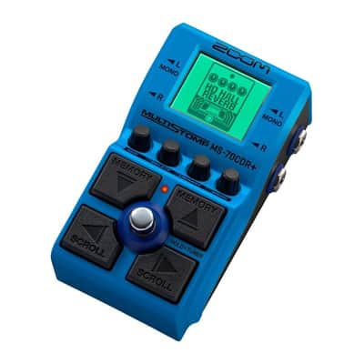 Zoom MS-70CDR+ MultiStomp Guitar Effects Pedal for Guitarists & Keyboardists with 140+ Chorus, Delay & Reverb Effects, Stereo I/O, Effect Chaining, Built-In Tuner, Battery Powered image 3