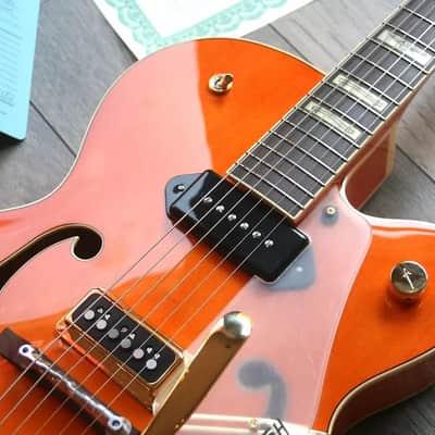 GRETSCH "G6120 Eddie Cochran Signature Hollow Body, Maple Satin" HARDCASE, PAPERS image 3