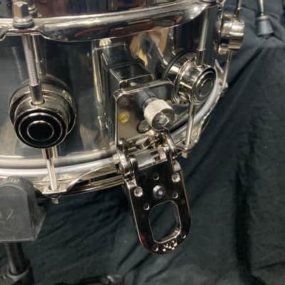Tris Imboden's, Chicago, 5.5x14" Collector's Series Stainless Steel Snare Drum 2000s image 14