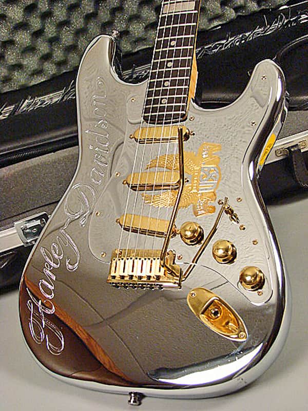 Fender Custom Shop Harley Davidson Stratocaster 1993 Chrome image 1