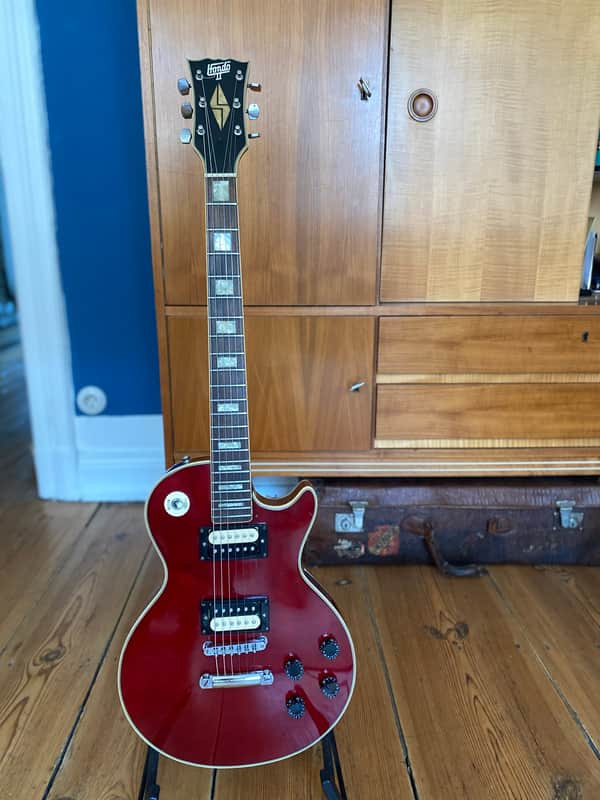 Hondo Les Paul HD740 1980 - Cherry Red with PRS 85/15 PU image 1
